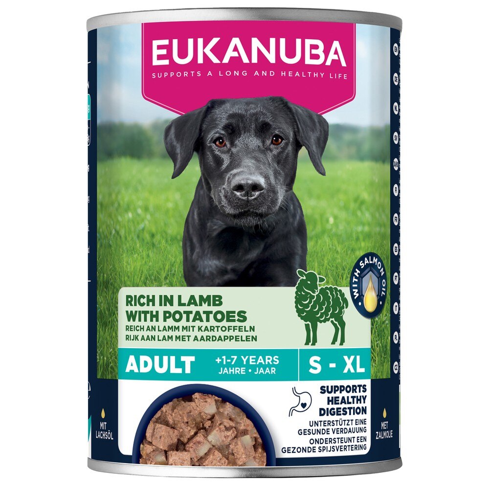 Eukanuba Eukanuba Lamb Adult Wet Dog Food pet food packaging